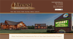 Desktop Screenshot of everestcustomhomes.com